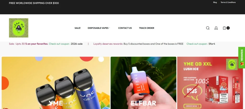 Leaf M3 - Vape Brand _ Premium Vape & E-Liquids