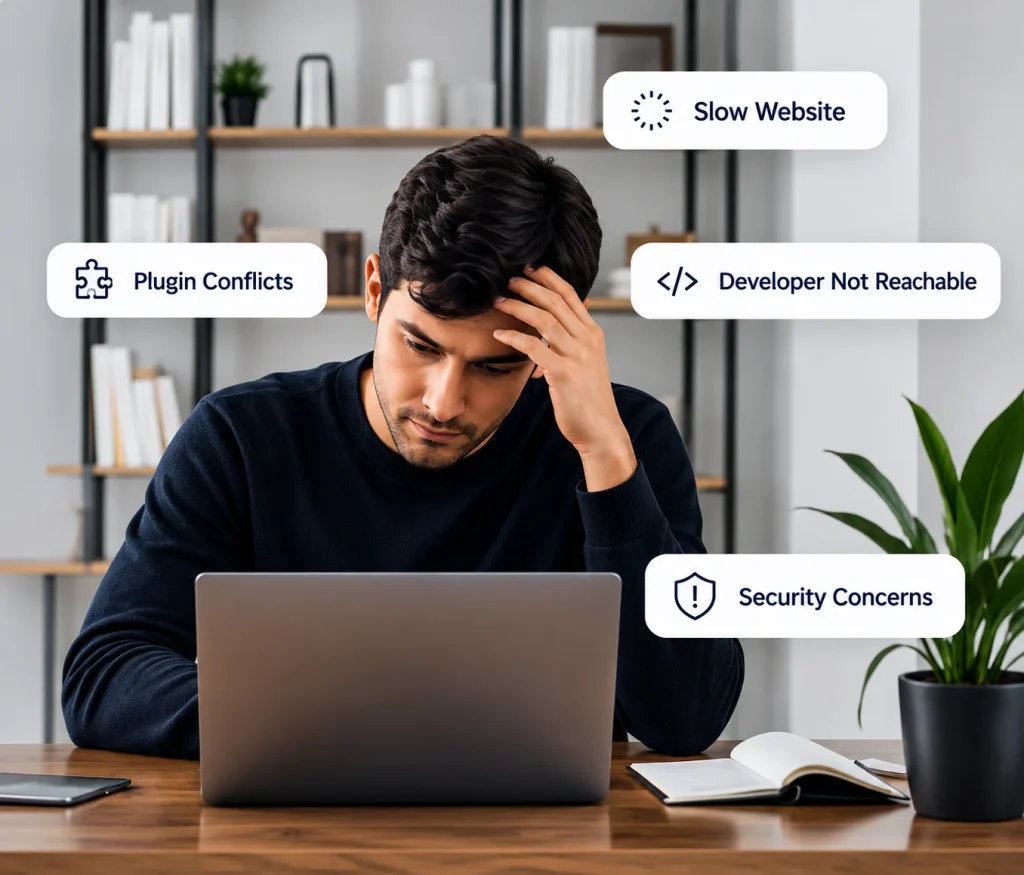 Most businesses don't come to us because they want a WordPress website