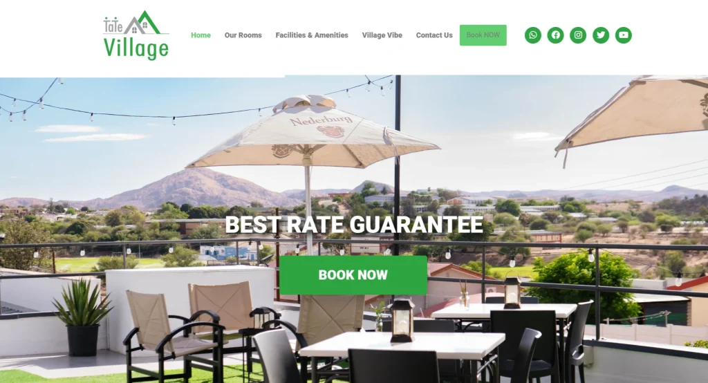 TaTe Village Backpackers – Your Premium Global Village in Windhoek Namibia, welcome to contemporary