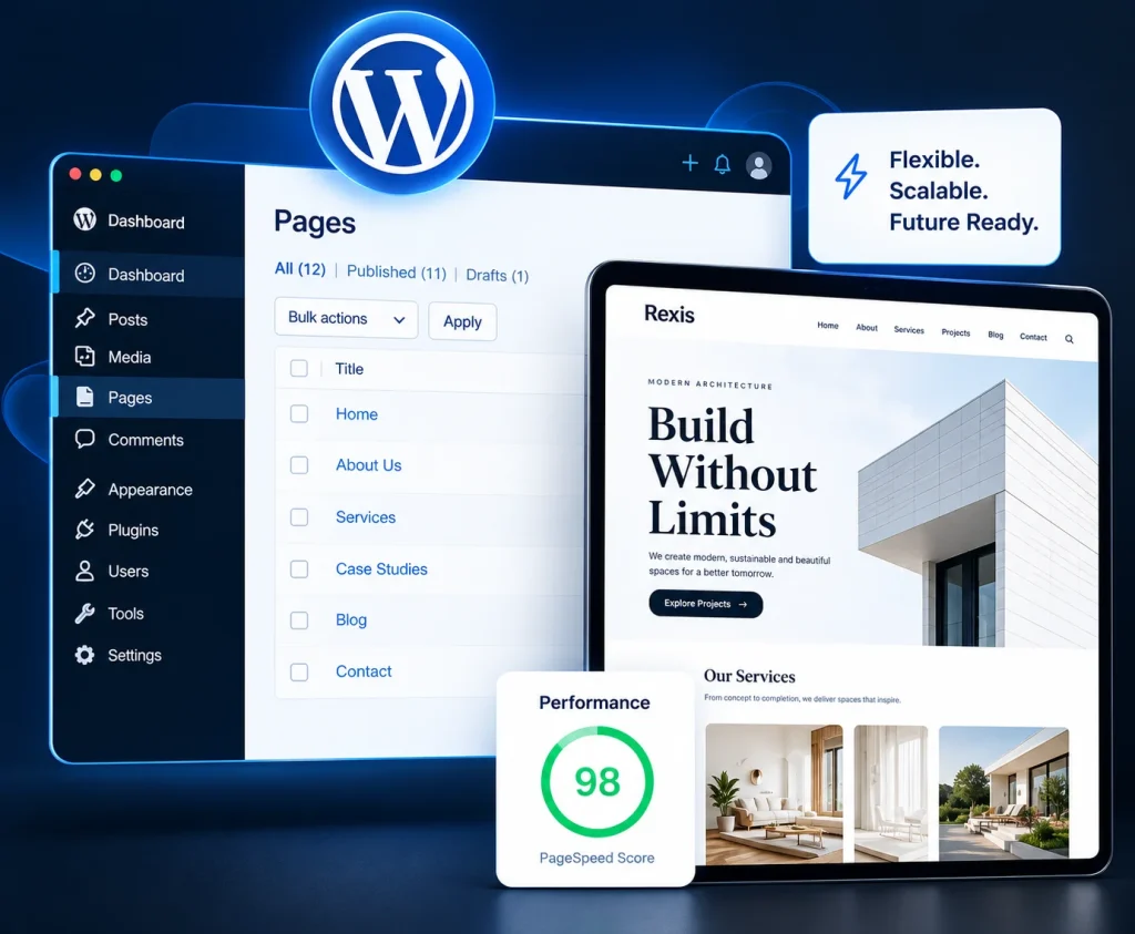 WordPress Website Built to Support Your Business